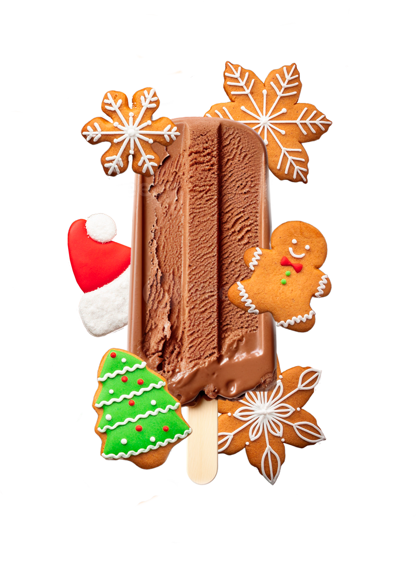 Paleta Chocolate Navideño